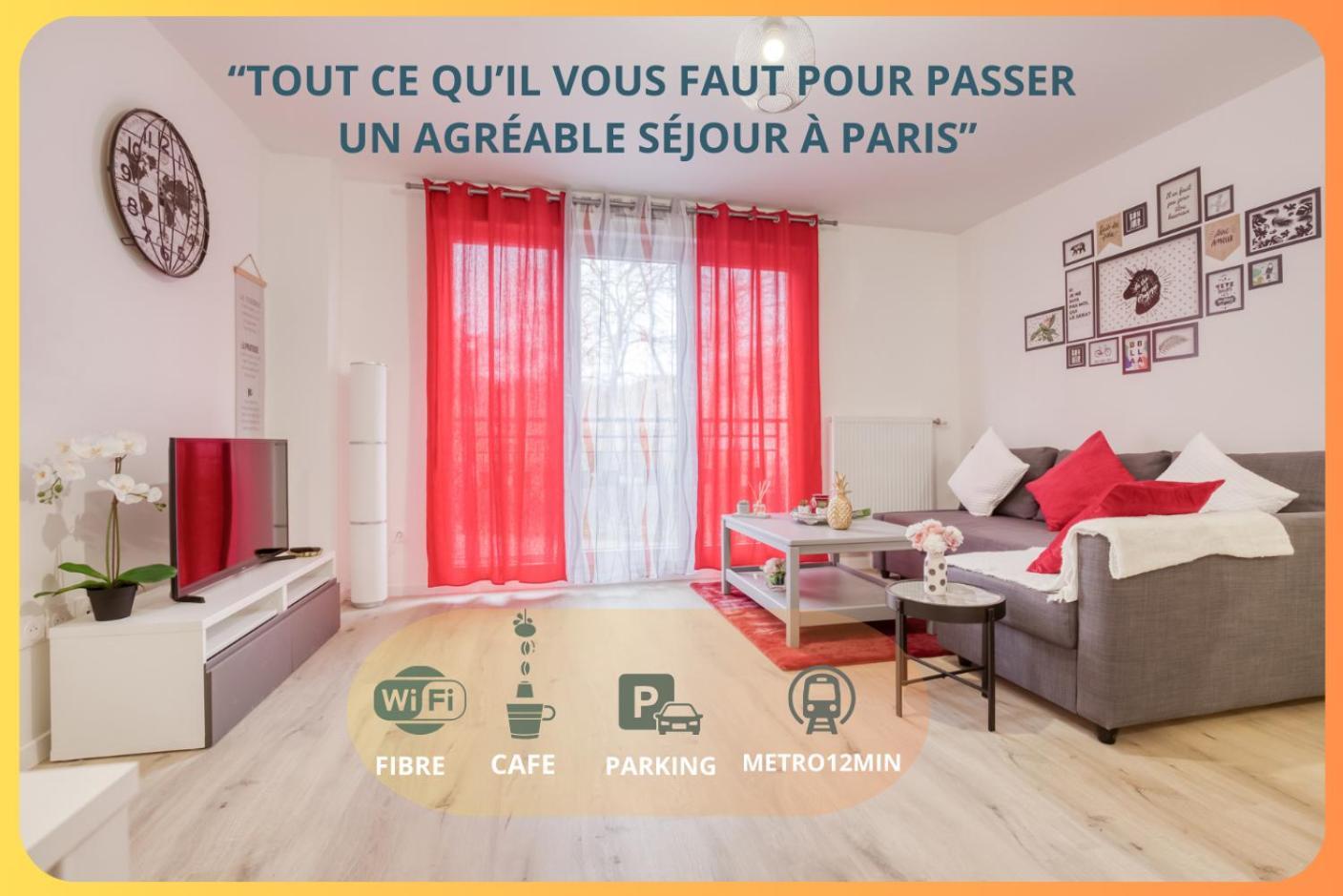 Luxueux Paris - Bagnolet - Les Lilas-Parking Gratuit Екстериор снимка